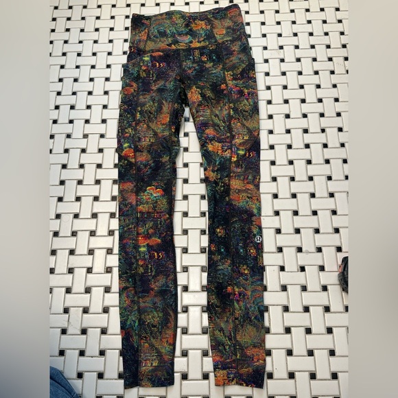 Lululemon Athletica Multicolor Patterned Leggings - Picture 1 of 6